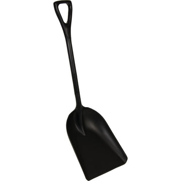 Vikan Polypropylene Shovel, 13 3/4" x 42 1/2" - Black