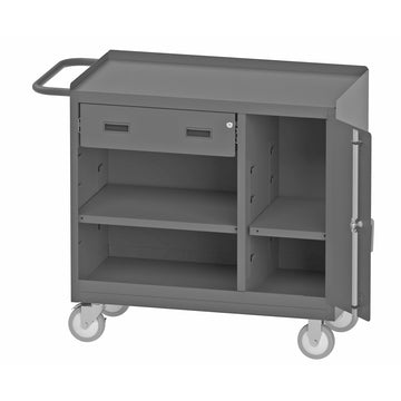 Durham Mfg 2212A-LU-95 Metal Shelf Mobile Workstation, 18 1/4" Wide - Default Title