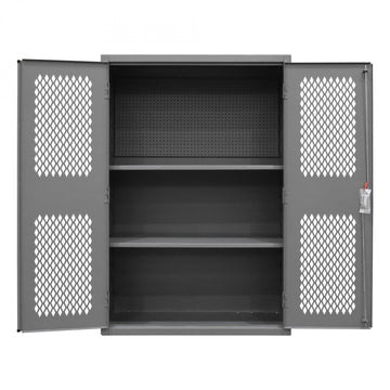 Durham Mfg EMDC-482472-PB-2S-95 Storage Cabinet, 48" Wide, Gray - Default Title