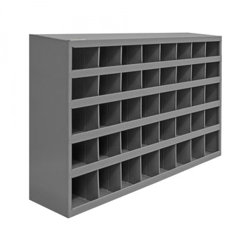 Durham Mfg 349-95 Steel Storage Bin Shelf, 33 13/16" Wide, Gray - Default Title