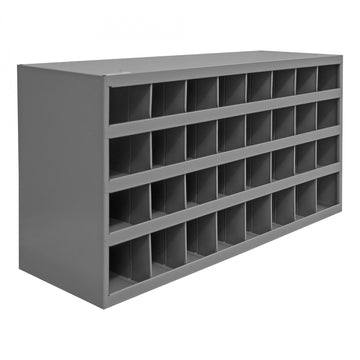 Durham Mfg 357-95 Steel Storage Bin Shelf, 33 13/16" Wide, Gray - Default Title