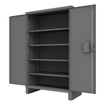 Durham Mfg Steel Storage Cabinet, 78" High, Gray - 4,800 lb.