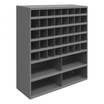 Durham Mfg 398-95 Steel Storage Bin Shelf, 33 13/16" Wide, Gray - Default Title