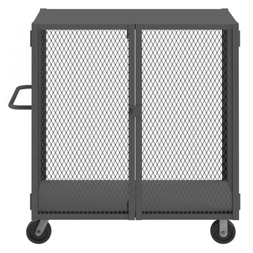 Durham Mfg HTL-3048-DD Truck, 32" Wide, Gray - 1 Shelf