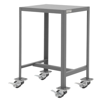 Durham Mfg Machine Table, 36 1/4" High, Gray - 18" x 24"