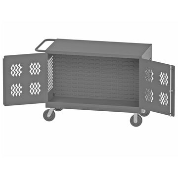 Durham Mfg PJ-2448-LP-95 Cart, 24 3/8" x 54 1/8", Gray - Default Title