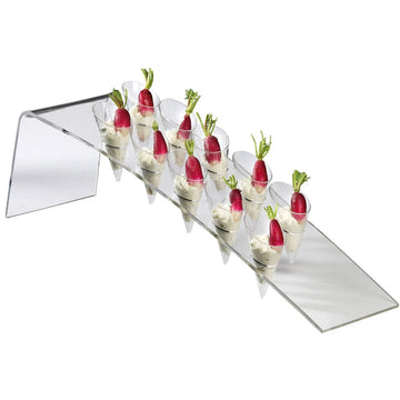 Solia SC00002c Acrylic Harp Buffet Display, 10 Cones, Clear - Default Title