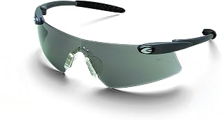 MCR Safety DS112 Desperado Clear Nose Gel Glasses, Gray Lens