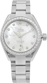 Omega Seamaster Aqua Terra Automatic Chronometer Diamond Ladies Watch 23115342055002