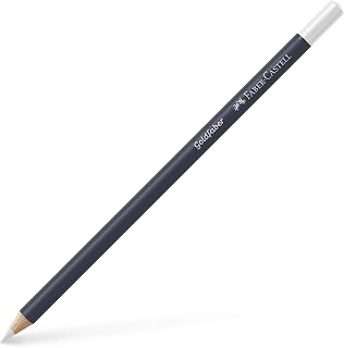 Faber-Castell Creative Studio Goldfaber Colour Pencil, (104), White, Single Pencil, for Art, Craft, Drawing, Sketching, Home, School, University, Colouring