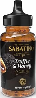Sabatino Tartufi Truffle Honey - Clover Honey Infused With Truffles, Sweet & Savory, Truffle Honey, 8 oz