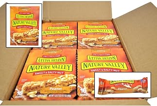 General Mills Nature Valley Sweet and Salty Peanut Granola Snack Bar, 1.2 Ounce - 128 per case.