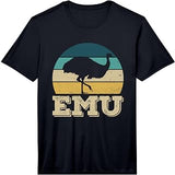 Mens Emu Animal Design for an Emu Birder Performance T-Shirt