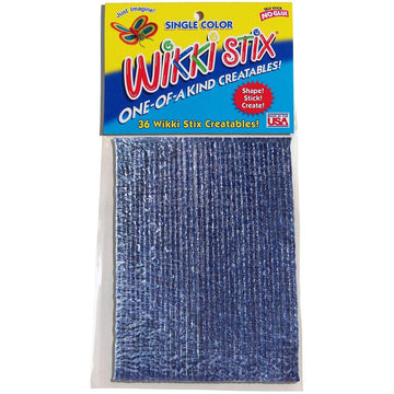 6" 36/Pkg-Navy Blue by Wikki Stix – Dark Blue, Model WIKKI-821
