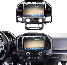 12″ OEM-Style Lincoln in-Car Screen Upgrade for Ford F150 2015–2020, Compatible with SYNC3 System, 8″ to 12″ Direct Replacement, Lincoln Design & Plug and Play(Black)