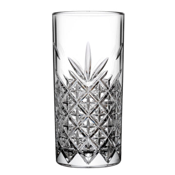 Timeless Highball Glasses 10oz (4 Pack) by Pasabahce – 10 Ounces, 295 milliliters, glassware, Transparent, Model PE-52820-64-0000