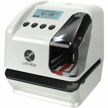 Time LT5000 LT5000 Electronic Time and Date Stamp by Lathem – White, Model LTH-5000