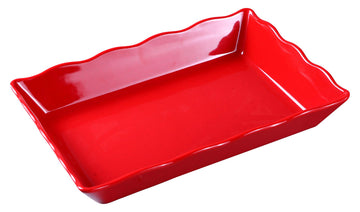 Deli Collection Scallop Edged Display Tray by Yanco – Melamine, White, Pack of 72, Model DC-6114R