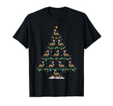 Emu Christmas Tree Pajama Men Women Kids Ugly Xmas T-Shirt by Funny Xmas Tree Emu Lover Gifts – Polyester, Black, Model 6JNYPPM1M49
