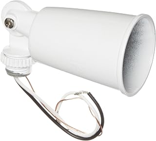 RAB Lighting R90W Par Holder Floodlight, Aluminum, 150W Power, White