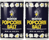 Morton Popcorn Salt, (26 oz), 2-Pack, for Popcorn, Snacks & Seasoning