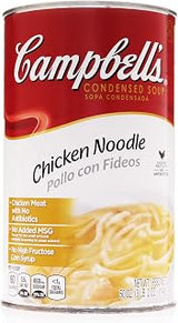 Campbell's Classic Condensed Noodle Soup Pack, chicken noodle, 50 Ounce, (Pack of 12)