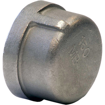 1-1/2" Cap by Kingdom – 1.34"L x 2.26"W x 2.26"H, 304 Stainless Steel, Stainless Steel, Model K416-24