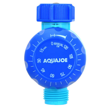 Mechanical Hose Timer by Aqua Joe – Plastic, Blue, Pack of 2, Model AJ-WTX2