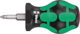 Wera 05008850001 350 PH Phillips-Head Stubby/Carburetor Screwdriver, PH 1 x 25 mm
