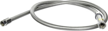 T&S Brass, B-0068-H, 68" Flexible Stainless Steel Hose, Stainless Steel