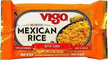 Vigo Authentic Mexican Rice with Corn, No Fat (8 Ounce (Pack of 12))