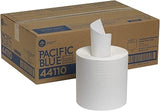 Pacific Blue Basic Centerpull 1-Ply Perforated Paper Towels by GP PRO (Georgia-Pacific), White, 44110, 1000 Sheets Per Roll, 6 Rolls Per Case