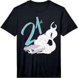 Disney Little Mermaid Ariel 21st Birthday Mermaid Sketch Performance T-Shirt