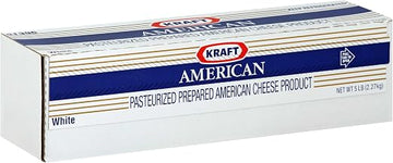 Kraft American White Cheese Loaf, 80 Ounce - 6 per case.
