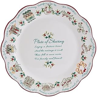 Pfaltzgraff Winterberry 12 Days Plate of Sharing, 13 Inch