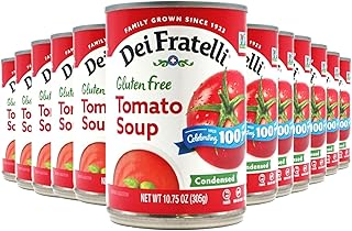 Dei Fratelli Tomato Soup (10.75 oz. cans; 12 pack) - Gluten Free - 5th Generation Recipe