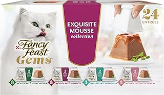 Purina Fancy Feast Gems Salmon Variety Pack Wet Cat Food, 4 oz, 12-Pack