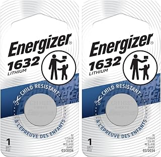 Energizer 1632 Lithium Coin Battery, 2 Pack