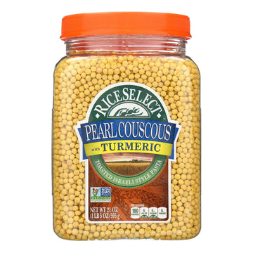 Rice Select Pearl Couscous with Turmeric by RiceSelect – 1 Ounce (Pack of 4), Pack of 4