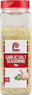 Lawry's Coarse Grind Garlic Salt with Parsley, 28 oz - One 28 Ounce Container of Garlic Salt and Parsley Seasoning for Beef, Poultry, Stir-Fry and Pasta