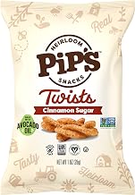 Pipcorn Cinnamon Sugar Flavored Twists, Gluten Free, Non GMO, 1 Ounces (Pack Of 24)
