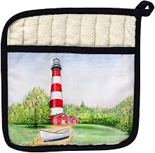 Betsy Drake PT101 Chincoteague Lighthouse VA Pot Holder