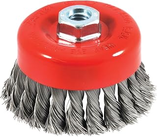 Forney 72753 4-Inch Knotted Wire Cup Brush