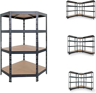 AR Shelving Garage Series Metal Corner Shelf, 24in., 500-Lb. Capacity per Level