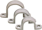 Gardner Bender GCC-310 2-Hole Heavy Duty Conduit Strap, 1.315 In, Plastic, Gray, 1-Inch, Grey, (10 Count)