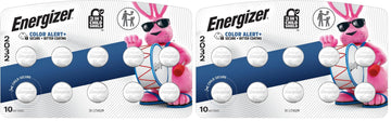 2032 Batteries by Energizer – 10 Count (Pack of 2), Multicolor, Pack of 2, Model E303318704
