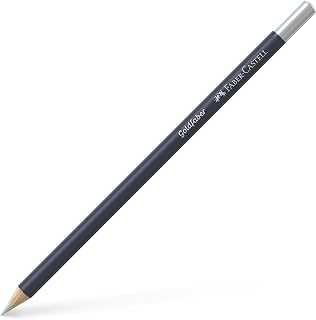 Faber-Castell Creative Studio Goldfaber Colour Pencil, (192), Silver, Single Pencil, for Art, Craft, Drawing, Sketching, Home, School, University, Colouring