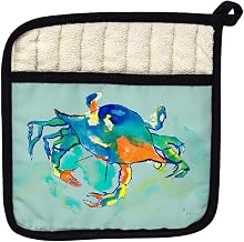 Betsy Drake PT107 Orange Crab Pot Holder