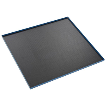 Top Tray w/Vinyl Mat for Modular Drawer Cabinet by Global Industrial – Blue(Tray), Black(Mat), Model TBAT3A3A1