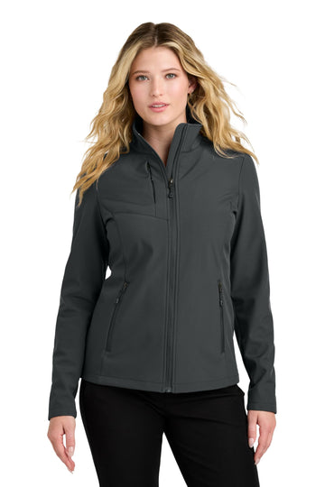 Women's Core Soft Shell Jacket by Port Authority – X-Small, Grey Steel, Model L720